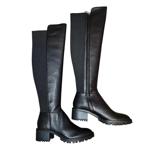Kenneth Cole New York Riva Over-The-Knee Stretch Calf Boots Sz 8.5 Retail $199 - Picture 2 of 14
